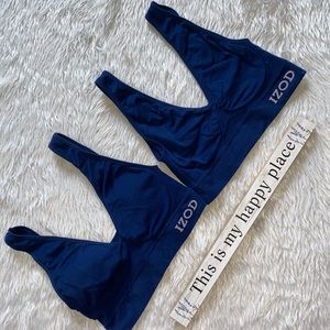 2x Izod Sport Style Bra